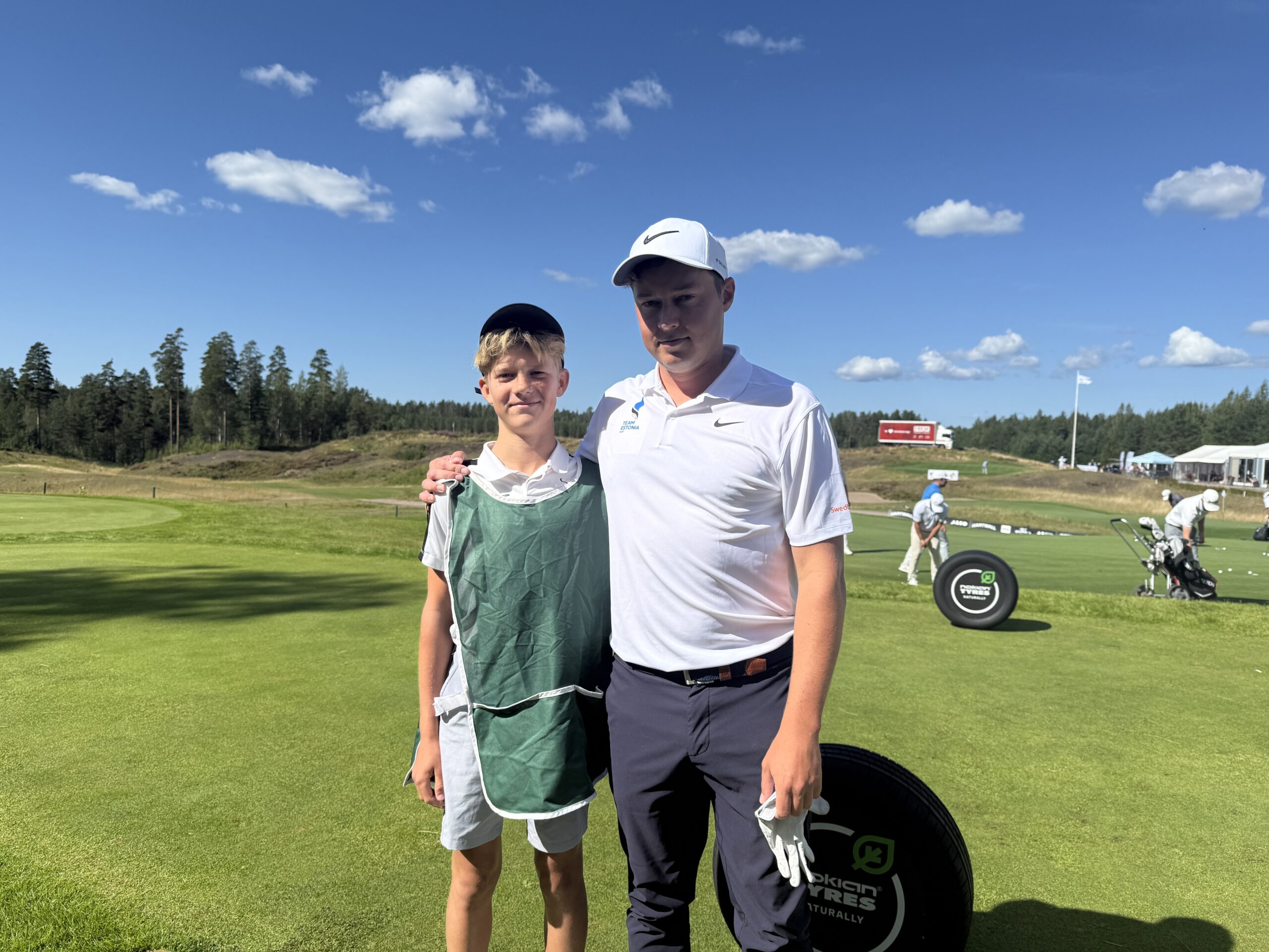 HotelPlanner Tour 2025, Vierumäki Challenge: Egert Põldma, Kris Kuusk (caddie)