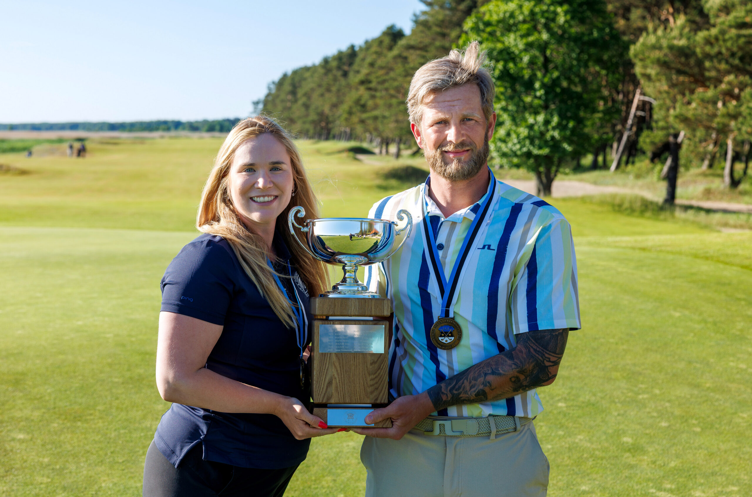 Mid-amatööride rajamängu meistrid 2026: Tuulikki Uluots (Estonian Golf & Country Club), Timo Olesk (Tartu Golfiklubi)