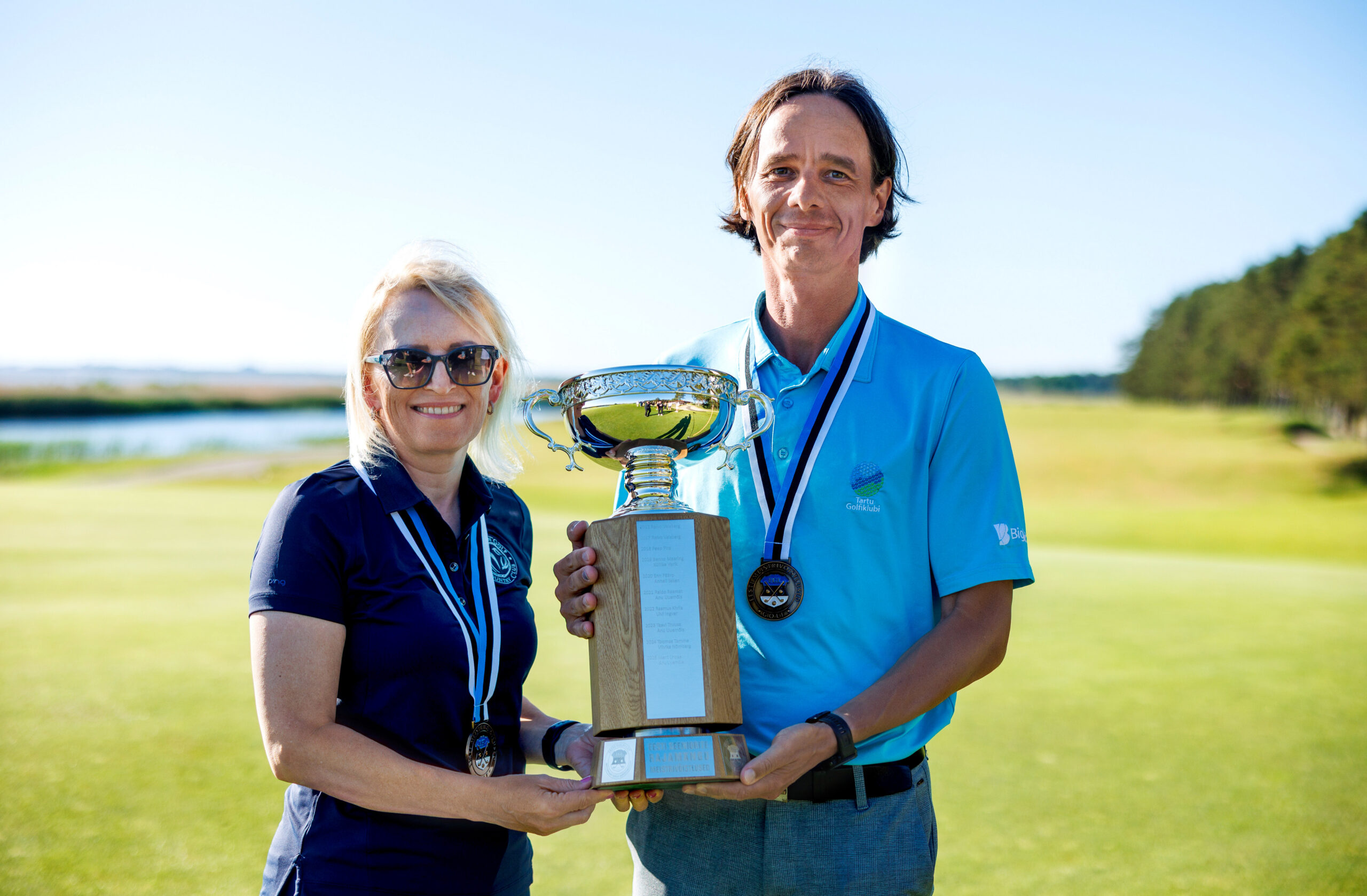 Seeniorite rajamängu meistrid 2026: Anneli Esken (Estonian Golf & Country Club), Mart Urbas (Tartu Golfiklubi)